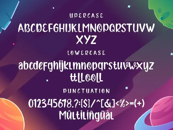 Amsteroid Space - Handcraft Display Font