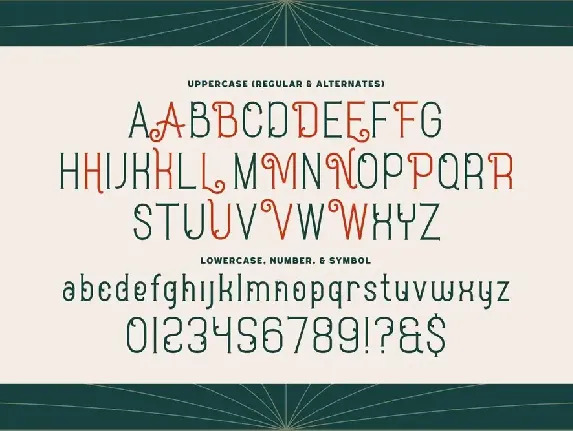 Monire - Creative Vintage Font