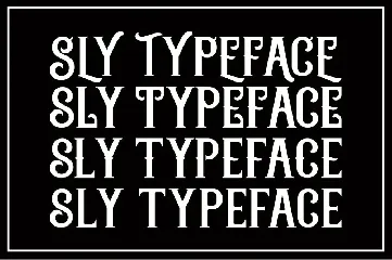 Sly font