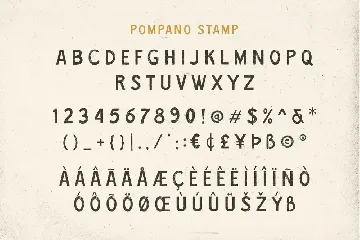 Pompano - Organic Sans font