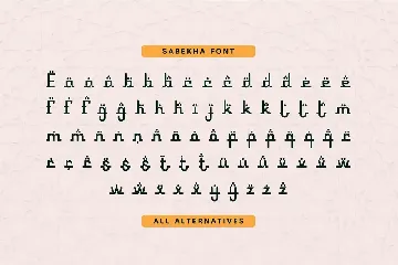 Arabic Font - Sabekha