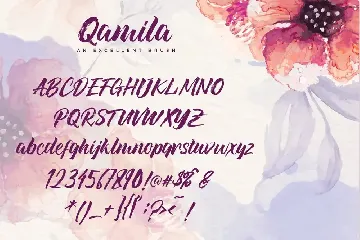 Qamila font