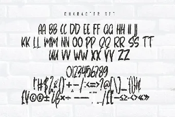 Marsby - Rough Handbrush Font