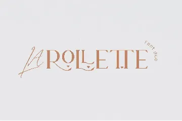 LaRollette Font Duo