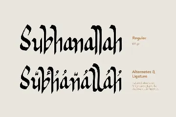 Arabic Font - Adullah