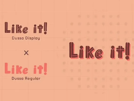 Dussa - Handwritten Font Duo