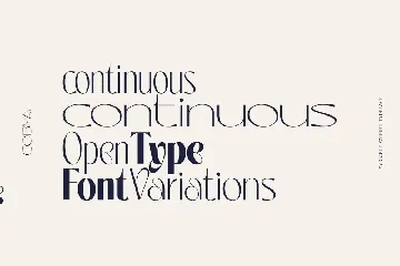 Cobya - Modern Variable Font