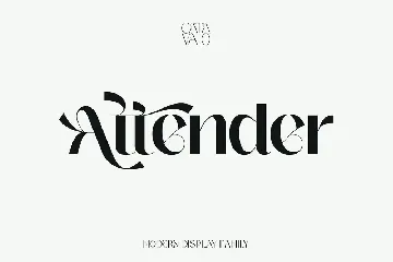 Catavalo - Modern Display Family font