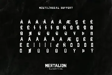 MERTALION - VINTAGE SERIF FONT