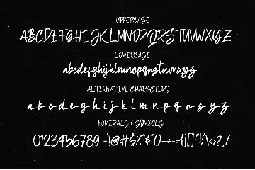 Sethidy - Handwritten Font