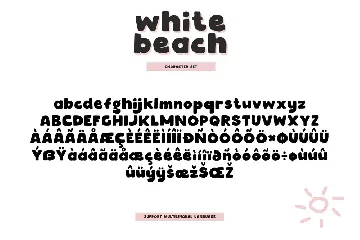 White Beach - Quirky Handwritting Font