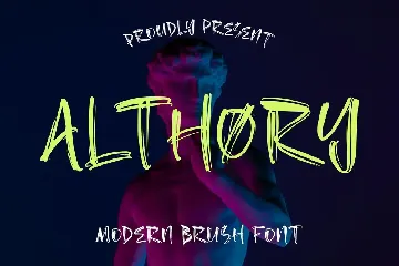 Althory Modern Brush Font