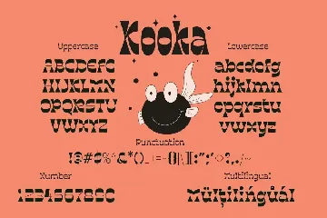 Kooka Font - Fun groovy family