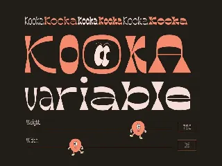 Kooka Font - Fun groovy family