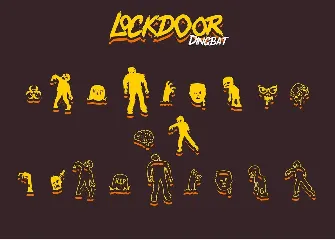 Lockdoor - Halloween Font