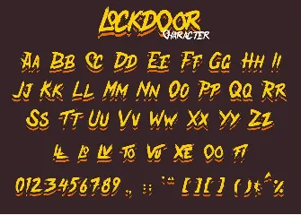 Lockdoor - Halloween Font