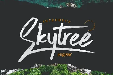 Skytree Script Brush Font