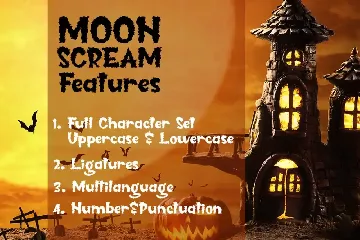 MOON SCREAM font