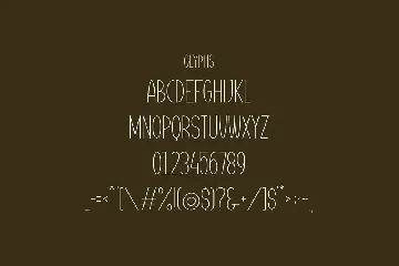 Govinda Monoletter font