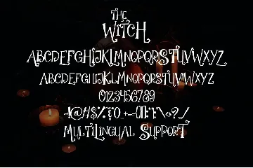 The Witch - Spooky Font