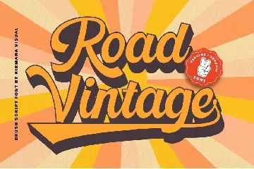 Retro Vintage - Groovy Font