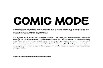 Comic Mode font