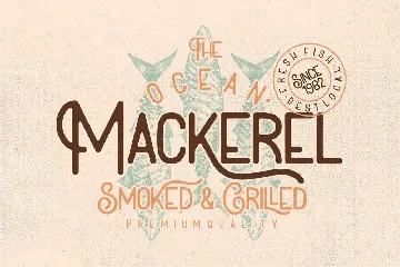 Jabottabeck Vintage Monoline font