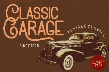 Jabottabeck Vintage Monoline font