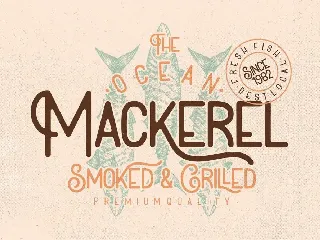 Jabottabeck Vintage Monoline font