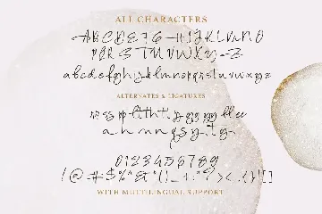 Alessia Harvey - Signature Font