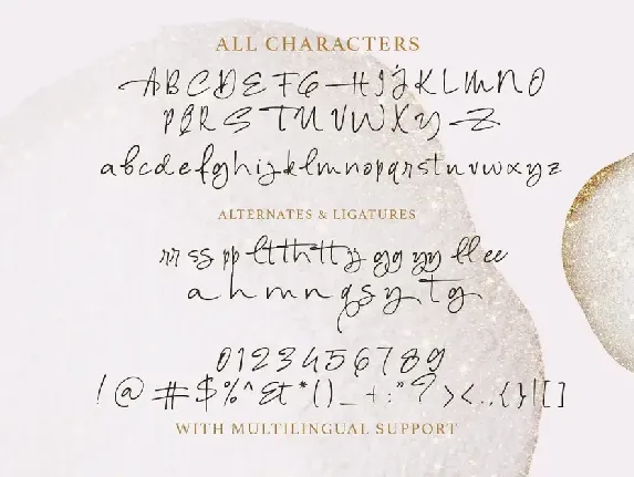 Alessia Harvey - Signature Font