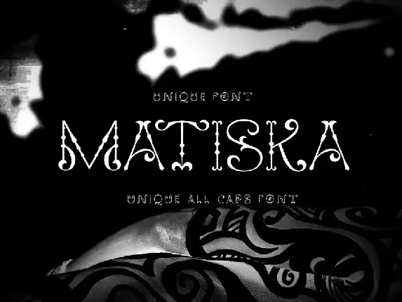 Matiska Tribal font