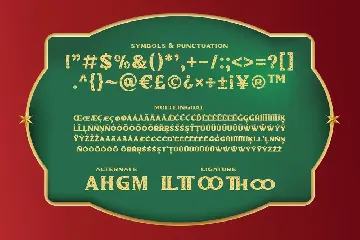 Happinest Jingle - Holiday Display Font