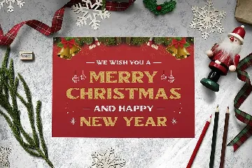 Happinest Jingle - Holiday Display Font