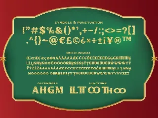 Happinest Jingle - Holiday Display Font