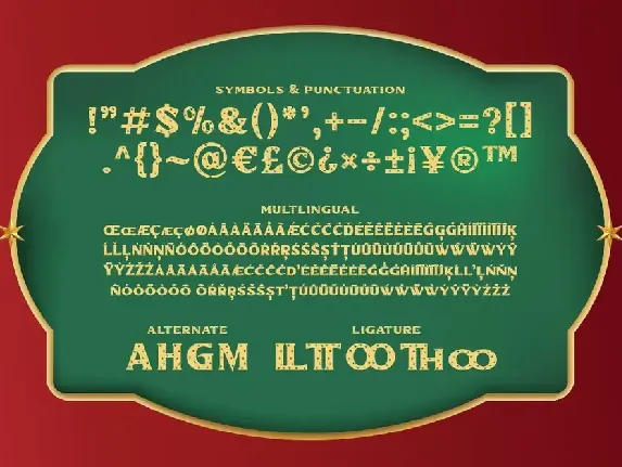 Happinest Jingle - Holiday Display Font