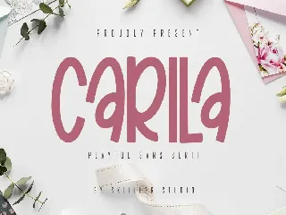 Carila - Playful Sans Serif font