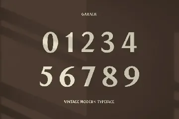 Garacie Vintage Modern Font