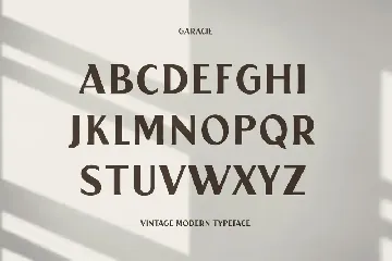 Garacie Vintage Modern Font