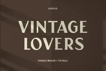 Garacie Vintage Modern Font