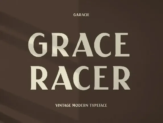 Garacie Vintage Modern Font