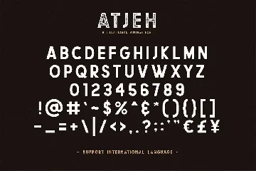 Atjeh - A Traditional Vintage Font