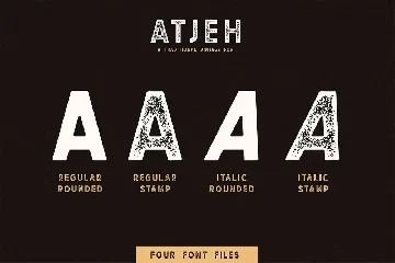 Atjeh - A Traditional Vintage Font