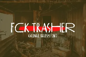 FCK Trasher font