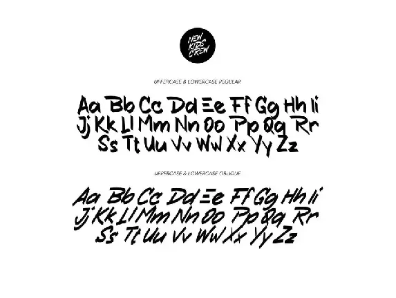 New Kids Crew - Graffiti Type font