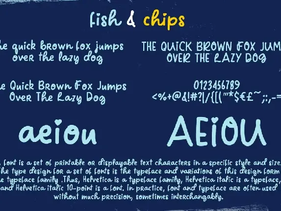 Fish and Chips Script Font