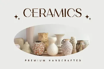 Pottery Gifts - Aesthetic Beauty Sans font