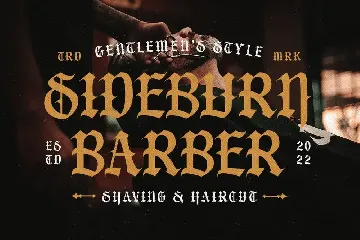 Calvent - Modern Blackletter Font