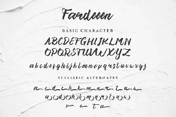 Fardeeen - Modern Brush Font