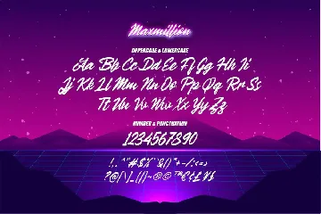 Maxmillion font